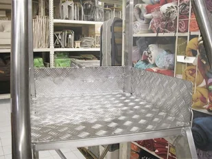 Faraone 996 99675064 Drabina magazynowa jezdna z wejściem jednostronnym wysokość robocza 4,23m) 75064-uniw - Drabiny Faraone 996 99675064 Drabina magazynowa jezdna z wejściem jednostronnym wysokość robocza 4,23m) 75064-uniw - Drabiny - miniaturka - grafika 7