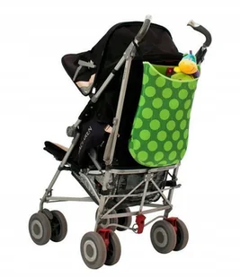 Quaranta Settimane Quaranta Settimane - Torba do Wózka z Neoprenu Zielona w Kropki 267 [5434995] - Torby i organizery dla mam - miniaturka - grafika 3