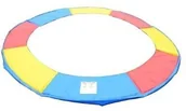 Akcesoria do trampolin - Homcom Osłona Krawędzi Siatka Bezpieczeństwa Do Trampoliny  244 Cm  457 Cm, Wielokolorowa - miniaturka - grafika 1