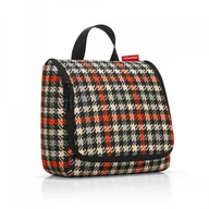 Kosmetyczki, organizery i kuferki - Reisenthel kosmetyczka toiletbag glencheck red RWH3068 - miniaturka - grafika 1