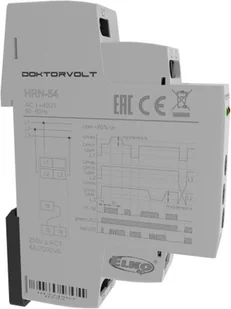 ELKO Przekaźnik nadzorczy napięcia w 3F z regulowanym poziomem 7201 HRN-54 - Sterowniki i przekaźniki - miniaturka - grafika 5