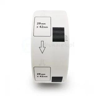 Brother strefadrukarek.pl Etykiety DK-11215 29mm x 42mm do drukarki QL - zamiennik bez uchwytu | OSZCZĘDZAJ DO 80% - ZADZWOŃ! 730811399 PROMOCJA! BU-DK-11215 - Etykiety do drukarek - miniaturka - grafika 2