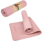 Maty do ćwiczeń - Springos Mata do ćwiczeń 183 cm różowa YG0018 - miniaturka - grafika 1