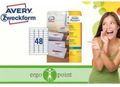 Etykiety do drukarek - Avery Zweckform Minietykiety do drukarek atramentowych Zweckform - miniaturka - grafika 1