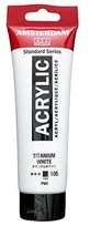 Royal Talens Farben Farba akrylowa Amsterdam 120 ML, biel tytanowa [zabawki] T1709 105 - Farby i media malarskie - miniaturka - grafika 4