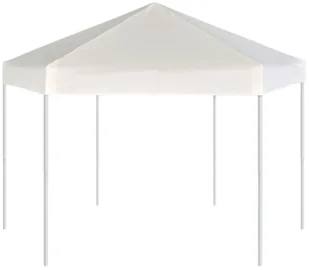 vidaXL vidaXL Namiot ogrodowy z 6 panelami bocznymi kremowy 3,6x3,1 m - Pawilony ogrodowe - miniaturka - grafika 9