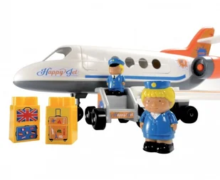 Ecoiffier Abrick Samolot Happy Jet z figurkami - Klocki - miniaturka - grafika 4