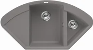 Zlewozmywaki - Elleci Easy Corner M73 tytanowy LMYCOR73 - miniaturka - grafika 1
