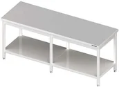 Stoły gastronomiczne - Stalgast Stół centralny z półką 2000x700x850 mm 980117200 - miniaturka - grafika 1
