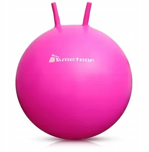 Piłka do zabawy skakania Różowa 55cm z uchwytami - Zabawki i gry sportowe - miniaturka - grafika 8