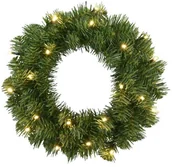 Akcesoria do oświetlenia - Eglo 410926 - LED Zewnętrzny wieniec bożonarodzeniowy z czujnikiem 20xLED/0,064W/3xAA IP44 - miniaturka - grafika 1