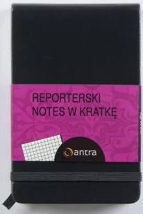 ANTRA Notes Reporterski A6 Kratka Formalizm Czarny ANTRA - Notesy i bloczki - miniaturka - grafika 2