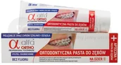 Higiena protez i aparatów ortodontycznych - Atos ALFA ORTHO pasta ortodontyczna do zębów bez flurou na dzień (Classic) - 75ml - miniaturka - grafika 1
