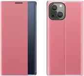 Etui i futerały do telefonów - Hurtel Smart Cover Sleep Case pokrowiec etui z klapką typu iPhone 13 mini różowy - miniaturka - grafika 1