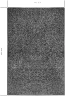 vidaXL Wycieraczka z możliwością prania, antracytowa, 120 x 180 cm - Wycieraczki - miniaturka - grafika 6