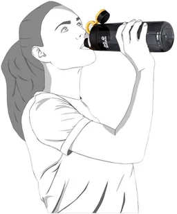 Jack Wolfskin Butelka bidon Jack Wolfskin Mancora 1 l - Kuchnia turystyczne i akcesoria - miniaturka - grafika 4