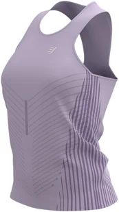 Compressport Koszulka biegowa damska PERFORMANCE SINGLET fioletowa - Bielizna sportowa damska - miniaturka - grafika 8