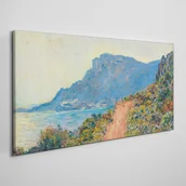 Obrazy i zdjęcia - PL Coloray Obraz Canvas Corniche of Monaco Monet 100x50cm - miniaturka - grafika 1
