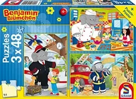 Puzzle - Schmidt Spiele Puzzle 56209 - kwiaty Benjamin w użyciu, 3 x 48 części - miniaturka - grafika 1