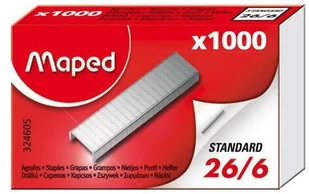 Maped Zszywki 26/6, 1000 szt. pudełko 324605 - Zszywki - miniaturka - grafika 2