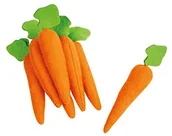 Zabawki AGD - Small Foot by Legler filcowej marchwi-W 7-częściowy zestaw, doskonałe uzupełnienie do ładowania Kaufmann, do dekoracji lub żonglerka - miniaturka - grafika 1