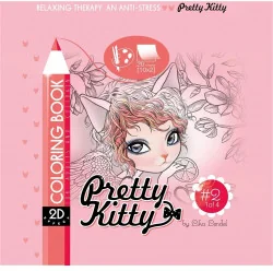Kolorowanka antystresowa Pretty Kitty 2 - Literatura popularno naukowa dla młodzieży - miniaturka - grafika 2
