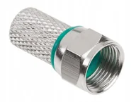 Akcesoria TV-SAT - Wtyk Sat F HQ+uszczelka Cu RG6-U | - miniaturka - grafika 1