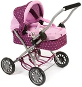Wózki dla lalek - Bayer Chic Wózek dla lalek SMARTY, różowy/fioletowy, - miniaturka - grafika 1