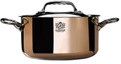 Garnki - De Buyer warzywa garnek z pokrywką, miedź, brązowy 6242.28 - miniaturka - grafika 1