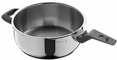 Patelnie - WMF Premium szybkie dla zasobów radę patelni, 3,0 L, bez pokrywy, Cromargan polerowana stal nierdzewna, przeznaczony do płyt indukcyjnych, nadaje się do mycia w zmywarce,  22 cm 795816041 - miniaturka - grafika 1