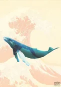 Fototapety - Komar Fototapeta Whale Voyage IAX4-0012 IAX4-0012_opcje - miniaturka - grafika 1