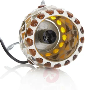 Näve Lampa stołowa Enya szklana mozaika kremowo-brązowa - Lampy stojące - miniaturka - grafika 3