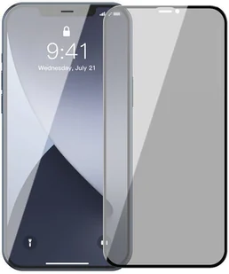 BASEUS Szkło prywatyzujące do iPhone 12 Mini 2szt. - Akcesoria do smartwatchy - miniaturka - grafika 3