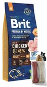 Przysmaki dla psów - Brit Brit Premium By Nature Adult Medium M 15kg + przysmak gratis! - miniaturka - grafika 1