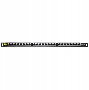 NetRack Patch panel 19'' 24-porty kat. 5e FTP, 0,5U z półką 104-12 - Szafy rack - miniaturka - grafika 2