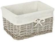 Kosze wiklinowe - Corsan Kosz wiklinowy szary 715S 30x21x16 cm 715S - miniaturka - grafika 1
