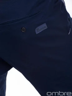 Ombre Clothing Spodnie P389 - GRANATOWE - Spodnie męskie - miniaturka - grafika 7