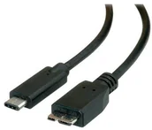 Kable USB - Roline Roline USB3.1 Cable Type C-MicroB.M/M.1m 11.02.9006 - miniaturka - grafika 1