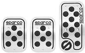 Akcesoria do elektronarzędzi - Sparco pedałów komplet guma rosjan wyścigowa SPC0406BK - miniaturka - grafika 1
