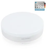 Lampy ogrodowe - Blaupunkt Blaupunkt plafon z mikrofalowym czujnikiem ruchu LED 18W 1800lm 4000K biały 22,5cm IP54 IK08 PL18NW-M PL18NW-M - miniaturka - grafika 1