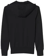Bluzy narciarskie - Adidas dziewcząt 3 paski Full-Zip Bluza z kapturem, czarny, 110 BP8622 - miniaturka - grafika 1
