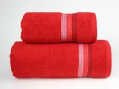 Ręczniki - Greno OMBRE FROTEX RĘCZNIK 70x140 CZERWONY 450 097857 - miniaturka - grafika 1