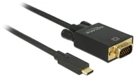 Kable USB - Delock Kabel usb type-c(m)-vga(m) 1m (tryb alternatywny dp) full hd 1080p - miniaturka - grafika 1
