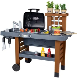 Smoby Kuchnia ogrodowa Garden Kitchen grill 312004 312004 - Zabawki i gry sportowe - miniaturka - grafika 17