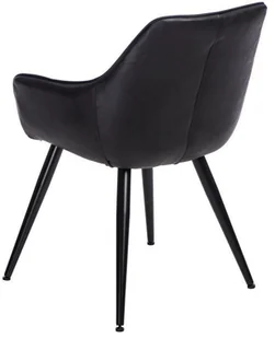 Fotel biurowy, krzesło biurowe D2.Design Krzesło Rox czarne 83539 - Fotele i krzesła biurowe - miniaturka - grafika 3