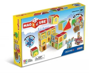 Geomag GEOMAG MAGICUBE Zamki i Domy 3+ 871772001447 - Klocki - miniaturka - grafika 4