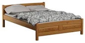 Łóżka - Magnat Meble Łóżko drewniane Julia 180x200 OLCHA - miniaturka - grafika 1