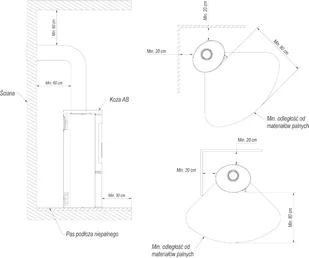 Ekoprojekt 300 Piec wolnostojący koza 10kW AB z panelami kaflowymi biały spełnia anty-smogowy 30065535 - Piece wolnostojące - miniaturka - grafika 17