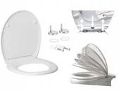 Deski sedesowe - Deska Sedesowa Wolnoopadająca Wc Twarda Wypinana - miniaturka - grafika 1