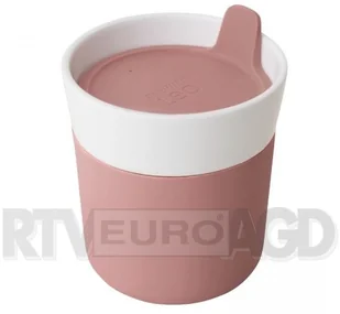 BergHOFF Kubek termiczny porcelanowy LEO 250 ml, różowy - Kubki termiczne - miniaturka - grafika 2